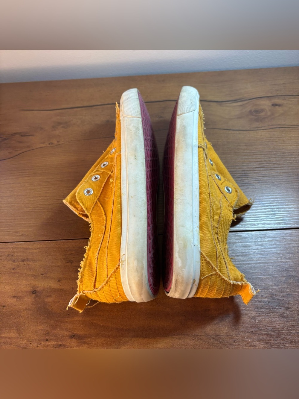 Corkys Babalu Womens 9 Casual Sneakers Slip On Mustard Yellow - Picture 8 of 9